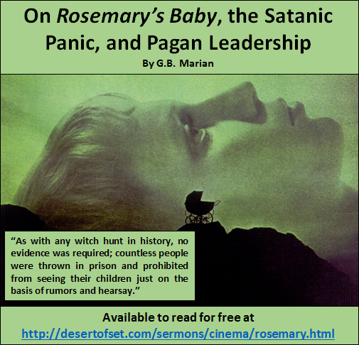 Rosemary's Baby, the Satanic Panic, and Pagan Leadership