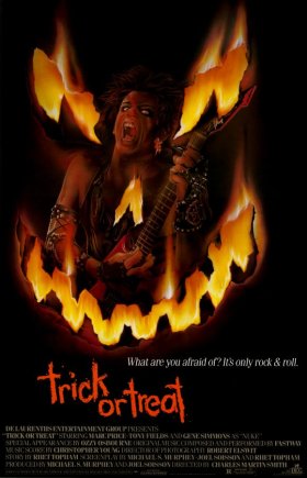 Trick or Treat 1986 movie poster